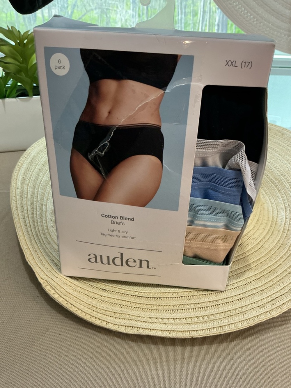 Auden Cotton Blend Briefs Pack - Black, Navy, Light Blue, Gray, Cream, Tan